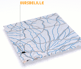 3d view of Oursbelille