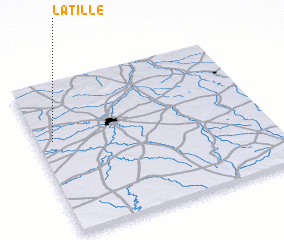 3d view of Latillé