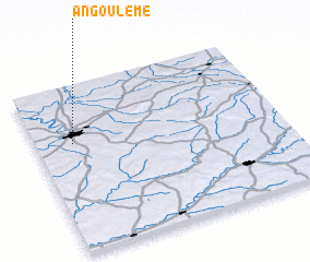 3d view of Angoulême