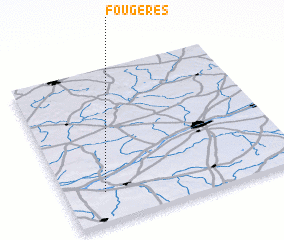 3d view of Fougères