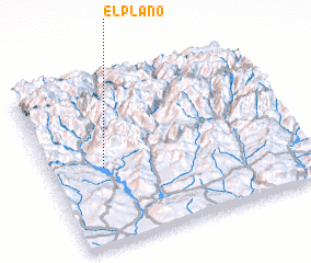 3d view of El Plano