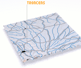 3d view of Troncens