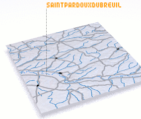 3d view of Saint-Pardoux-du-Breuil