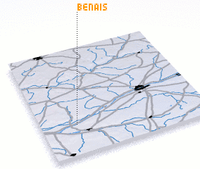 3d view of Benais