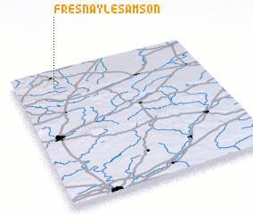 3d view of Fresnay-le-Samson