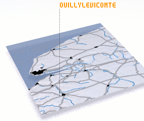 3d view of Ouilly-le-Vicomte