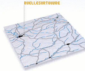 3d view of Ruelle-sur-Touvre