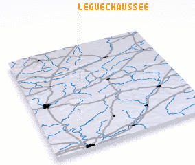 3d view of Le Gué-Chaussée