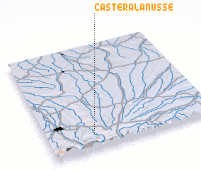 3d view of Castera-Lanusse