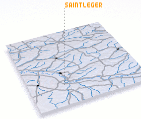 3d view of Saint-Léger