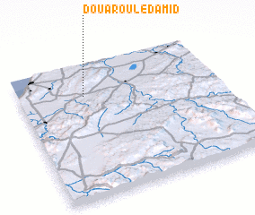 3d view of Douar Ouled Amid