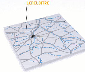 3d view of Lencloître