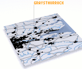 3d view of Grays Thurrock