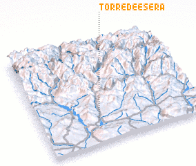 3d view of Torre de Esera