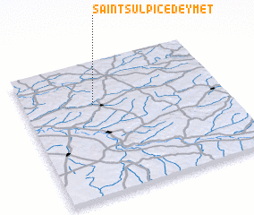 3d view of Saint-Sulpice-dʼEymet