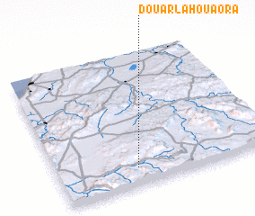 3d view of Douar Lahouaora