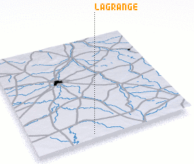 3d view of La Grange