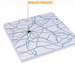 3d view of Marigny-Brizay