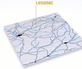 3d view of Lusignac