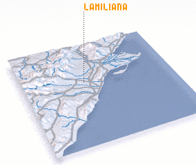 3d view of La Miliana