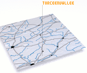 3d view of Torcé-en-Vallée