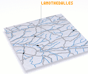 3d view of Lamothe-dʼAllès