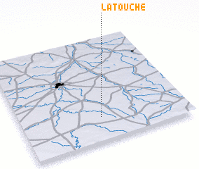 3d view of La Touche