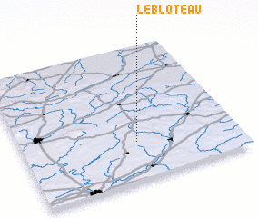 3d view of Le Bloteau