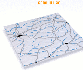 3d view of Genouillac