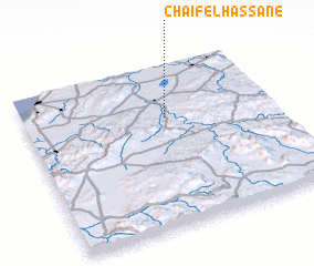 3d view of Chaïf el Hassane