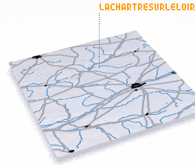 3d view of La Chartre-sur-le-Loir