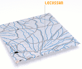 3d view of Lécussan