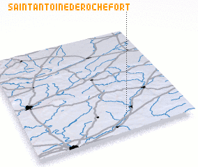 3d view of Saint-Antoine-de-Rochefort