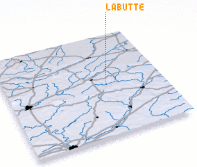 3d view of La Butte