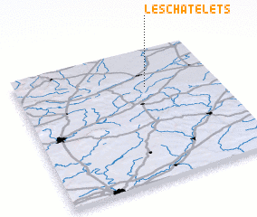 3d view of Les Châtelets