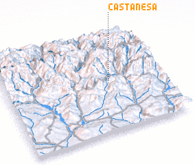 3d view of Castanesa