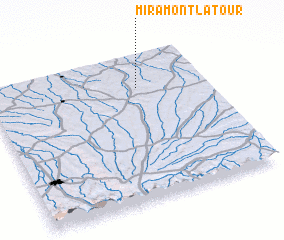 3d view of Miramont-Latour