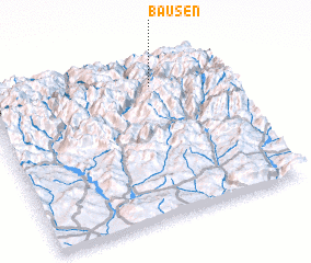 3d view of Bausén