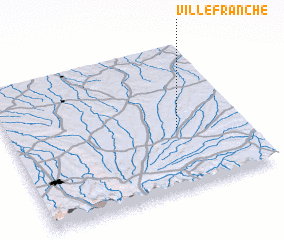 3d view of Villefranche