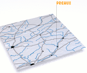 3d view of Préaux