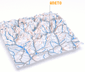 3d view of Aneto