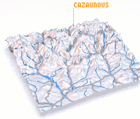 3d view of Cazaunous