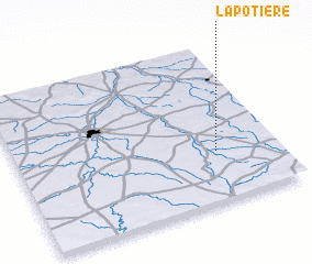 3d view of La Potière