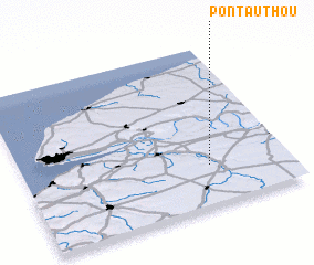 3d view of Pont-Authou