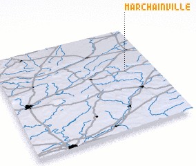3d view of Marchainville