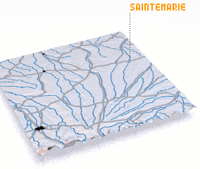 3d view of Sainte-Marie