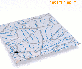 3d view of Castelbiague