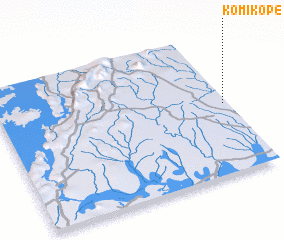 3d view of Komikopé