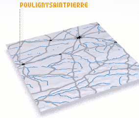 3d view of Pouligny-Saint-Pierre