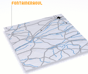 3d view of Fontaine-Raoul